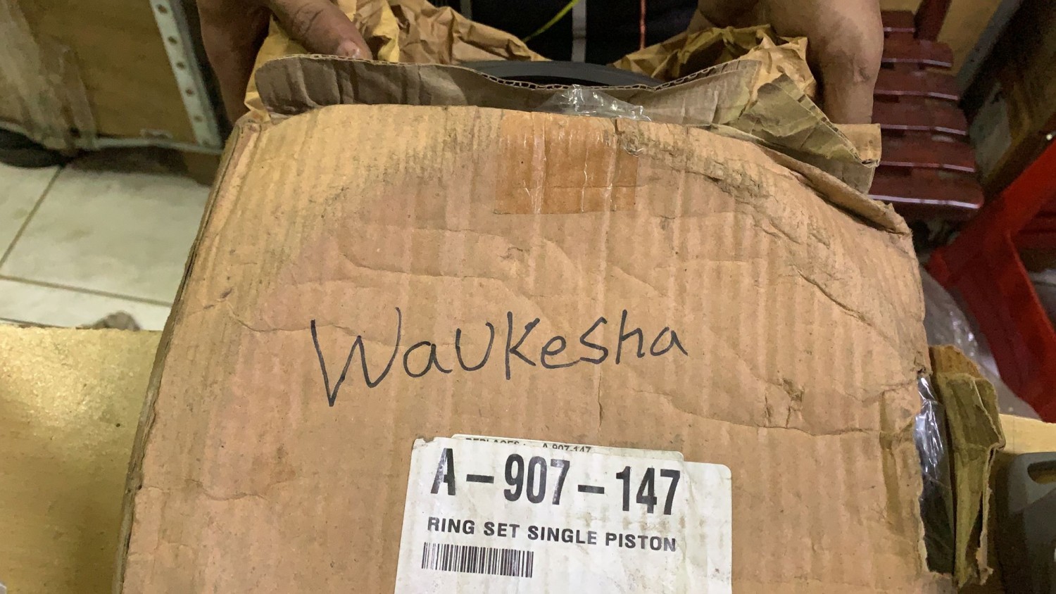 Wuakesha Ring Set Single Piston A-907-147 | Brand New Original |