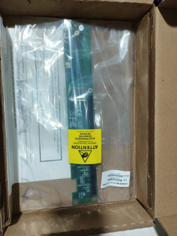 Varian  P1025987001 Motherboard | Brand New |