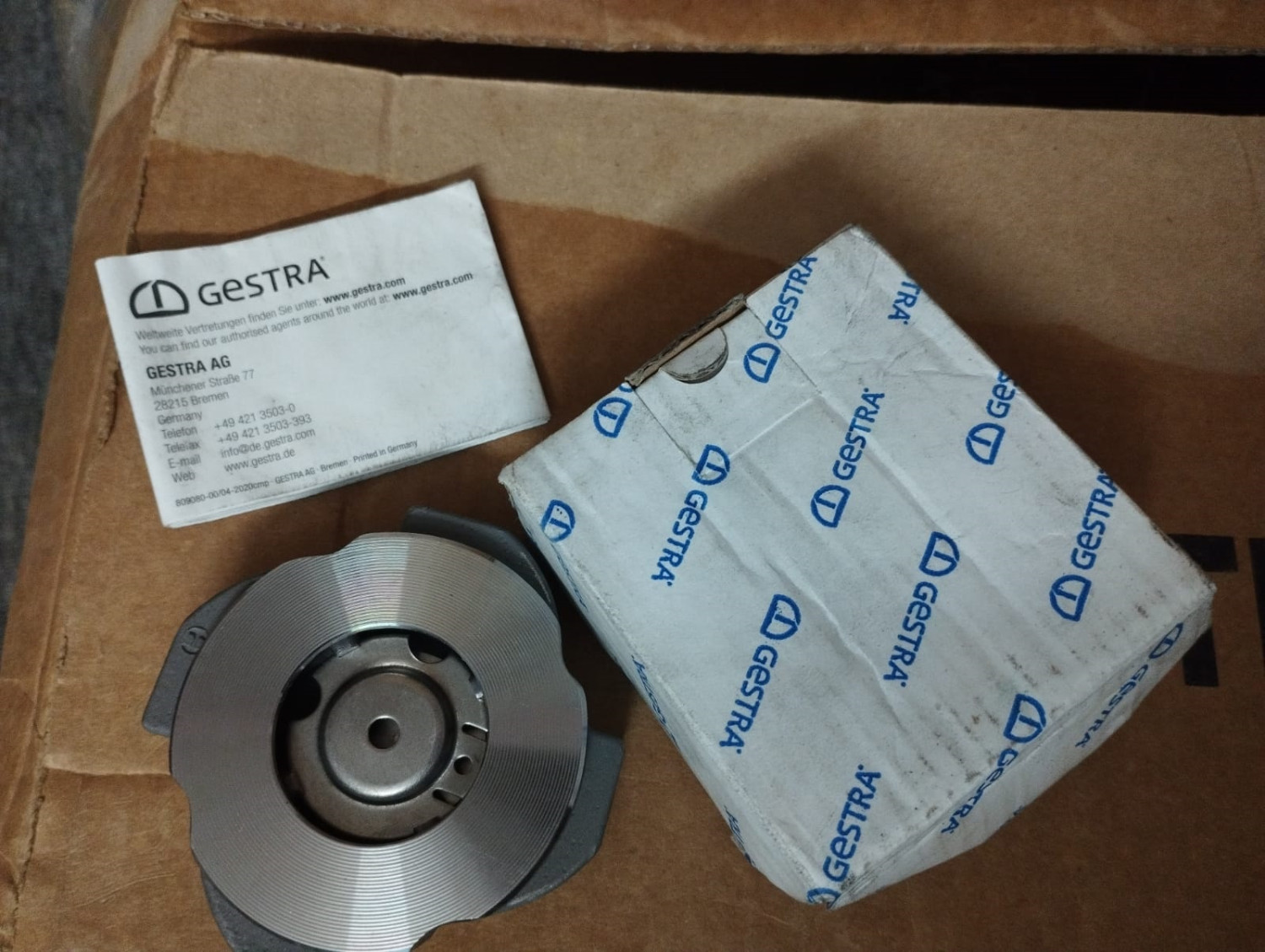GESTRA Disco Non-Return Check Valve RK86, 00704639 | Brand New |