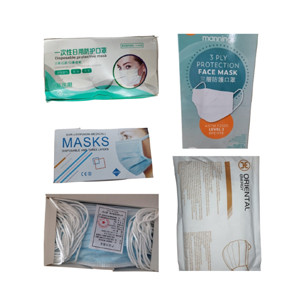 Disposable Protective Masks–3-Ply Non-Woven Face Mask with Ear Loops for Daily Use–Breathable & Comfortable–Personal Safety Mask for Dust, Pollution, and Germ Protection