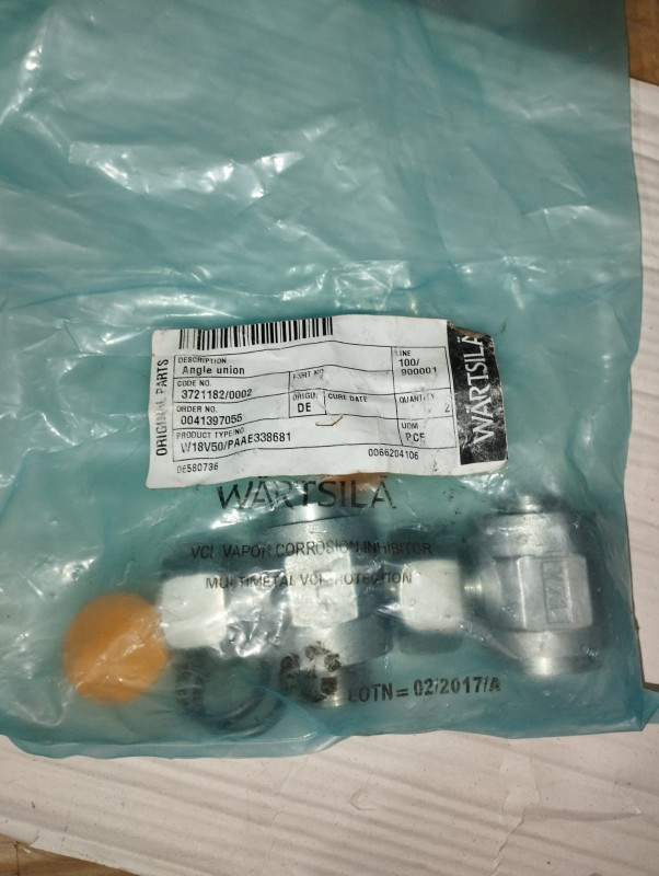 Wartsila Angle Union W18V50/PAAE338681, 3721182 | Brand New |